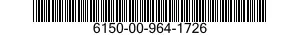 6150-00-964-1726  6150009641726 009641726