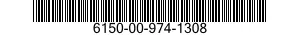 6150-00-974-1308  6150009741308 009741308