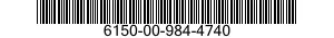 6150-00-984-4740 WIRING HARNESS 6150009844740 009844740