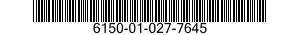 6150-01-027-7645  6150010277645 010277645