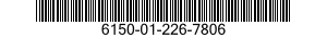 6150-01-226-7806 LEAD,STORAGE BATTERY 6150012267806 012267806