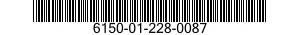 6150-01-228-0087  6150012280087 012280087