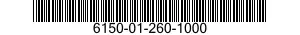 6150-01-260-1000 CABLE ASSEMBLY,SPECIAL PURPOSE,ELECTRICAL 6150012601000 012601000