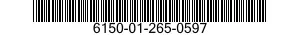 6150-01-265-0597 LEAD ASSEMBLY,ELECTRICAL 6150012650597 012650597