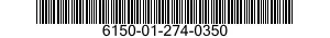 6150-01-274-0350 CABLE ASSEMBLY,SPECIAL PURPOSE,ELECTRICAL 6150012740350 012740350
