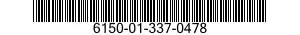 6150-01-337-0478 LEAD ASSEMBLY,ELECTRICAL 6150013370478 013370478