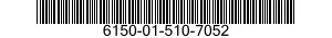6150-01-510-7052 LEAD,STORAGE BATTERY 6150015107052 015107052