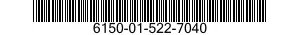 6150-01-522-7040 CABLE ASSEMBLY,SPECIAL PURPOSE,ELECTRICAL 6150015227040 015227040