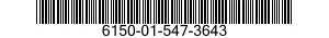 6150-01-547-3643 CABLE ASSEMBLY,SPECIAL PURPOSE,ELECTRICAL 6150015473643 015473643