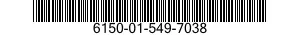 6150-01-549-7038 CABLE ASSEMBLY,SPECIAL PURPOSE,ELECTRICAL 6150015497038 015497038
