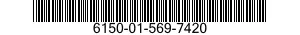 6150-01-569-7420 CABLE ASSEMBLY,POWER,ELECTRICAL 6150015697420 015697420