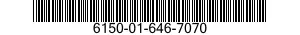 6150-01-646-7070 CABLE ASSEMBLY,SPECIAL PURPOSE,ELECTRICAL,BRANCHED 6150016467070 016467070