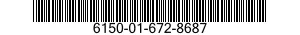 6150-01-672-8687 CABLE ASSEMBLY,POWER,ELECTRICAL 6150016728687 016728687