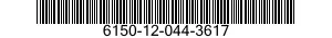 6150-12-044-3617  6150120443617 120443617