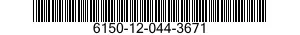6150-12-044-3671  6150120443671 120443671