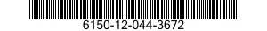 6150-12-044-3672  6150120443672 120443672