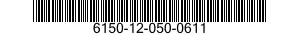 6150-12-050-0611  6150120500611 120500611