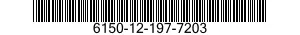 6150-12-197-7203 CABLE ASSEMBLY,RADIO FREQUENCY 6150121977203 121977203