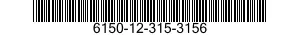 6150-12-315-3156 CABLE ASSEMBLY,POWER,ELECTRICAL 6150123153156 123153156