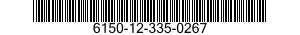 6150-12-335-0267 CABLE ASSEMBLY,SPECIAL PURPOSE,ELECTRICAL 6150123350267 123350267