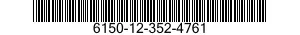 6150-12-352-4761 CABLE ASSEMBLY,SPECIAL PURPOSE,ELECTRICAL 6150123524761 123524761