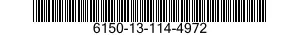 6150-13-114-4972 LEAD,ELECTRICAL 6150131144972 131144972