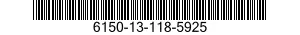 6150-13-118-5925 CABLE ASSEMBLY,SPECIAL PURPOSE,ELECTRICAL 6150131185925 131185925