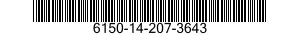 6150-14-207-3643  6150142073643 142073643