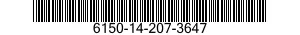 6150-14-207-3647  6150142073647 142073647