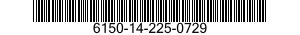 6150-14-225-0729  6150142250729 142250729