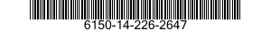 6150-14-226-2647  6150142262647 142262647