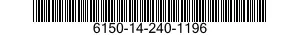 6150-14-240-1196  6150142401196 142401196