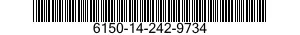 6150-14-242-9734  6150142429734 142429734
