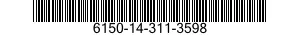 6150-14-311-3598 CABLE ASSEMBLY,SPECIAL PURPOSE,ELECTRICAL 6150143113598 143113598