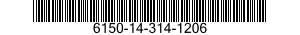 6150-14-314-1206  6150143141206 143141206