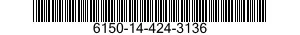 6150-14-424-3136 CABLE ASSEMBLY,SPECIAL PURPOSE,ELECTRICAL 6150144243136 144243136