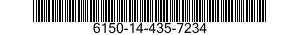 6150-14-435-7234  6150144357234 144357234