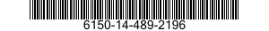 6150-14-489-2196 CABLE ASSEMBLY,SPECIAL PURPOSE,ELECTRICAL,BRANCHED 6150144892196 144892196