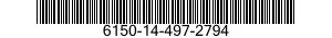 6150-14-497-2794 CORD ASSEMBLY,ELECTRICAL,BRANCHED 6150144972794 144972794