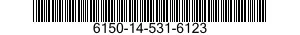 6150-14-531-6123 CABLE ASSEMBLY,THERMOCOUPLE 6150145316123 145316123