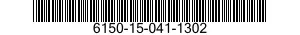 6150-15-041-1302 LEAD,ELECTRICAL 6150150411302 150411302