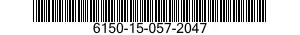 6150-15-057-2047 BUS BAR 6150150572047 150572047