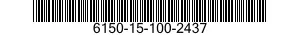 6150-15-100-2437 CABLE ASSEMBLY,SPECIAL PURPOSE,ELECTRICAL 6150151002437 151002437