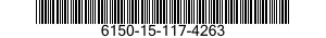 6150-15-117-4263 CABLE ASSEMBLY,SPECIAL PURPOSE,ELECTRICAL 6150151174263 151174263