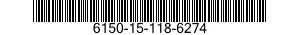 6150-15-118-6274 CABLE ASSEMBLY,SPECIAL PURPOSE,ELECTRICAL 6150151186274 151186274