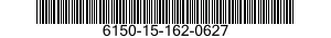6150-15-162-0627 CABLE ASSEMBLY,SPECIAL PURPOSE,ELECTRICAL 6150151620627 151620627