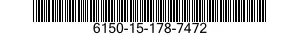 6150-15-178-7472 CABLE ASSEMBLY,SPECIAL PURPOSE,ELECTRICAL 6150151787472 151787472