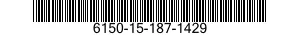 6150-15-187-1429 CABLE ASSEMBLY,POWER,ELECTRICAL 6150151871429 151871429