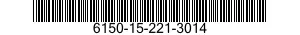6150-15-221-3014 CARICABATTERIE X BT 6150152213014 152213014