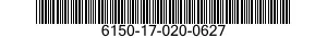 6150-17-020-0627 LEAD,ELECTRICAL 6150170200627 170200627